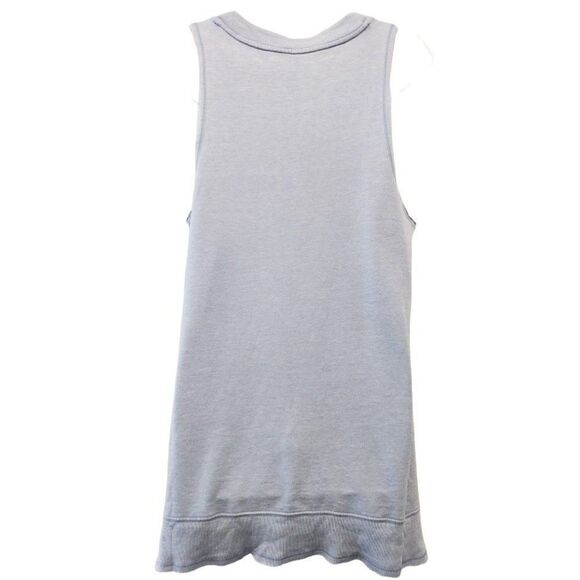 Free‎ People Oversized Tank Top Women's XS Blue Wide-Armholes Relaxed-Fit NEW - Picture 3 of 11